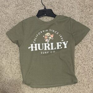 Hurley Olive Graphic babyTee